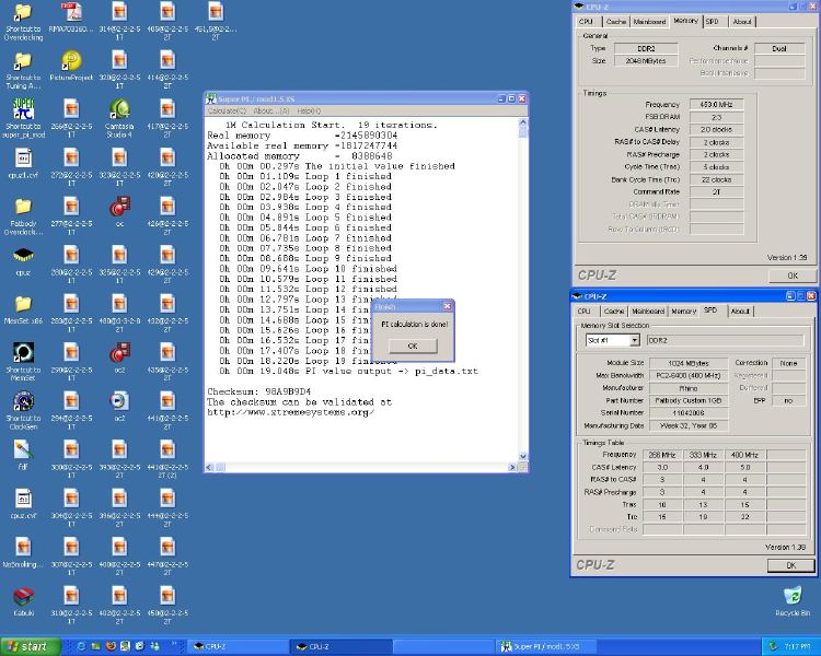  2x1 Micron D9 Fatbody@DDR2-960@3-3-2-8@2.5V