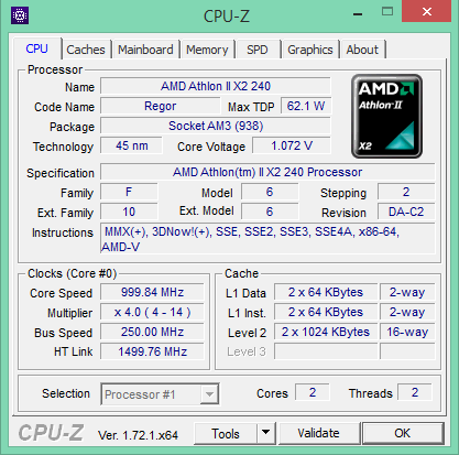  AMD Athlon II X2 240 overclock yardım!