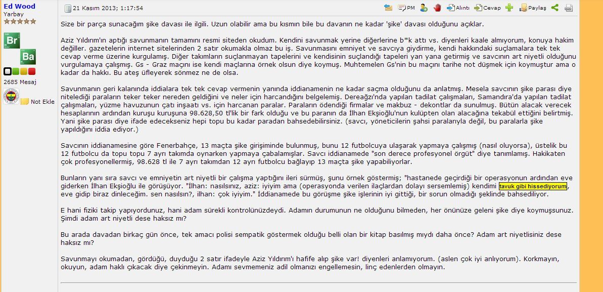  Aziz Yıldırım'dan Açıklama