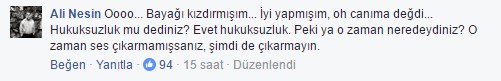 Ali Nesin 'hayır'cıları eleştirdi: Etme bulma dünyası.