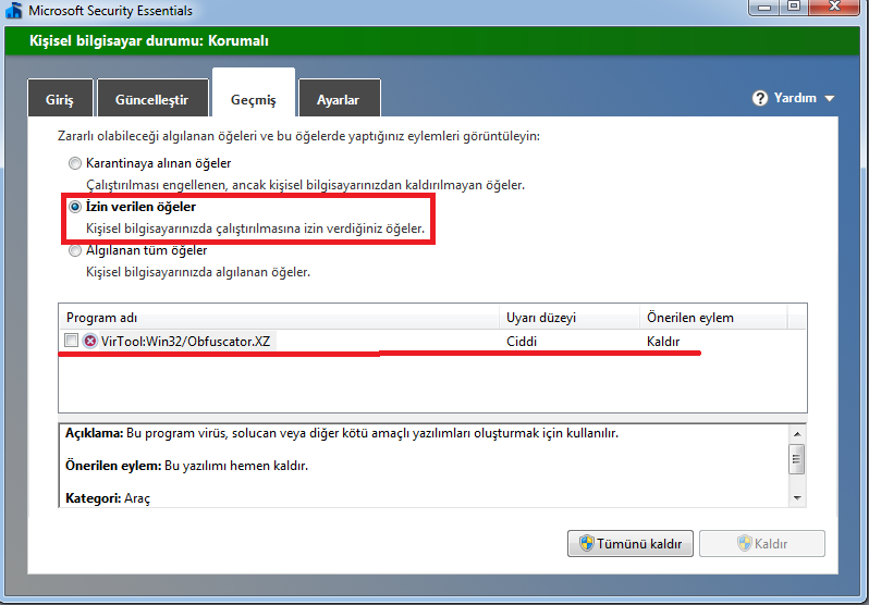  Microsoft Security engellenen dosyalara izin verme PROGRAMSIZ RESİMLİ ANLATIM