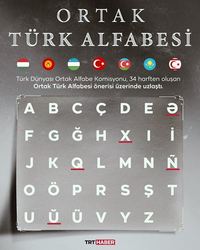 Türk Dünyası ortak alfabeye geçiyor: Ortak Türk alfabesi harfleri nedir, hangi ülkelerde kullanılacak?