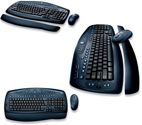  LOGITECH MX1000 MOUSE + LX500 WIRELESS KLAVYE