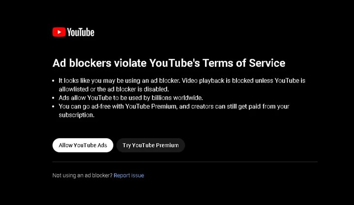 YouTube, artık reklam engelleyicilerle hiç kullanılamıyor!