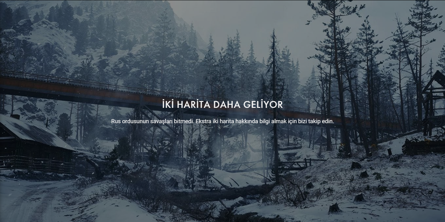 Battlefield 1 Kış haritaları