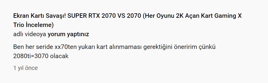 2080Ti' ın helvası fıstıklı olsun :)