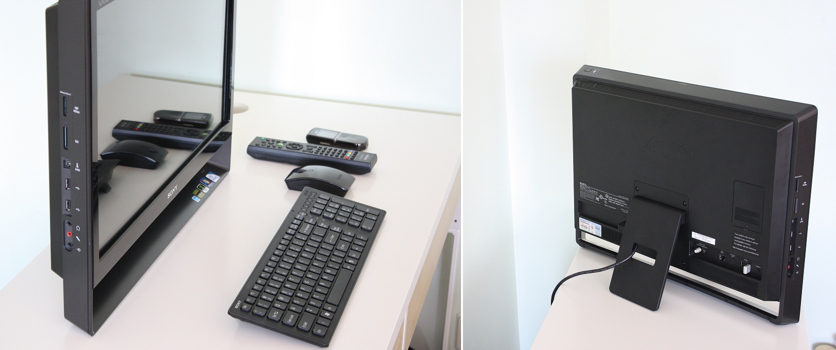  SONY VAİO 24'' ALL İN ONE VE HP PRO QUADCORE DESKTOP PC