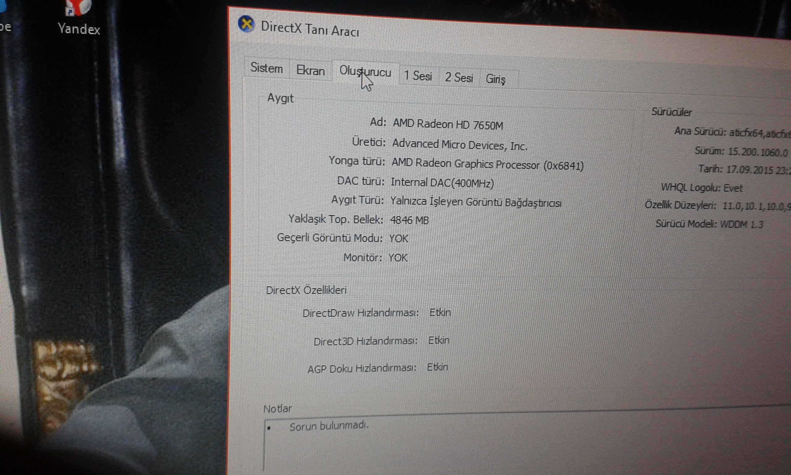  HP ProBook 4540s için AMD Radeon HD 7650M Ekran Kartı Sorunu (Resim Eklendi!)