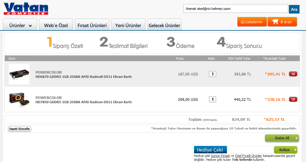  Haydi upgrade e gel.