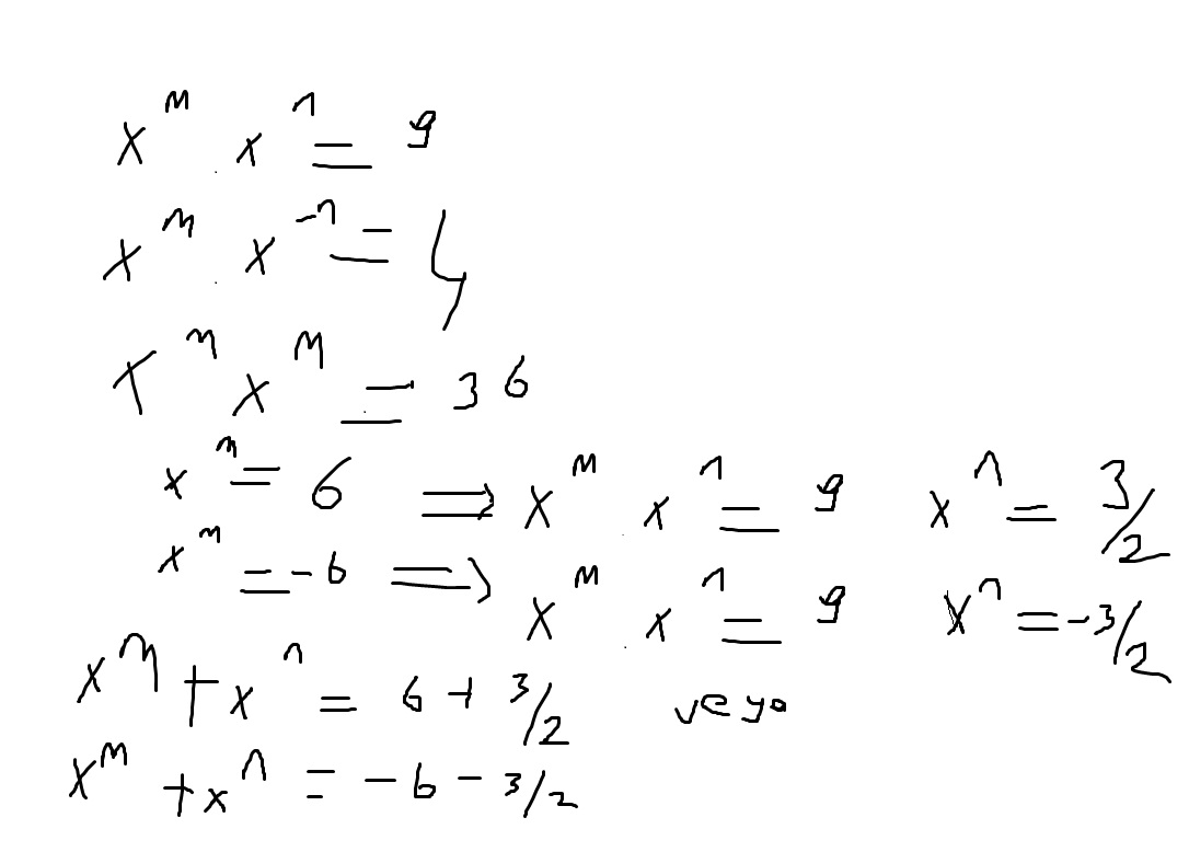  iki matematik sorusu üstlü sayılar