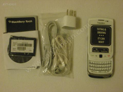  SIFIR KAYITLI BLACKBERRY TORCH 9800 BEYAZ