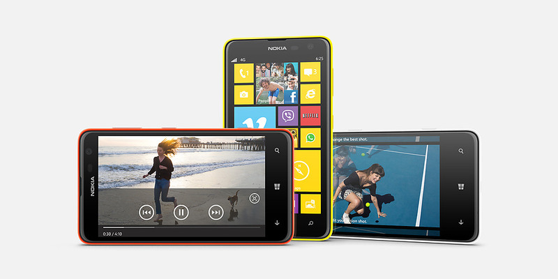  Nokia Lumia 625 [ WP8 - 1.2 GHz DC | 4.7' WVGA | 5 MP | 4G(LTE) ]