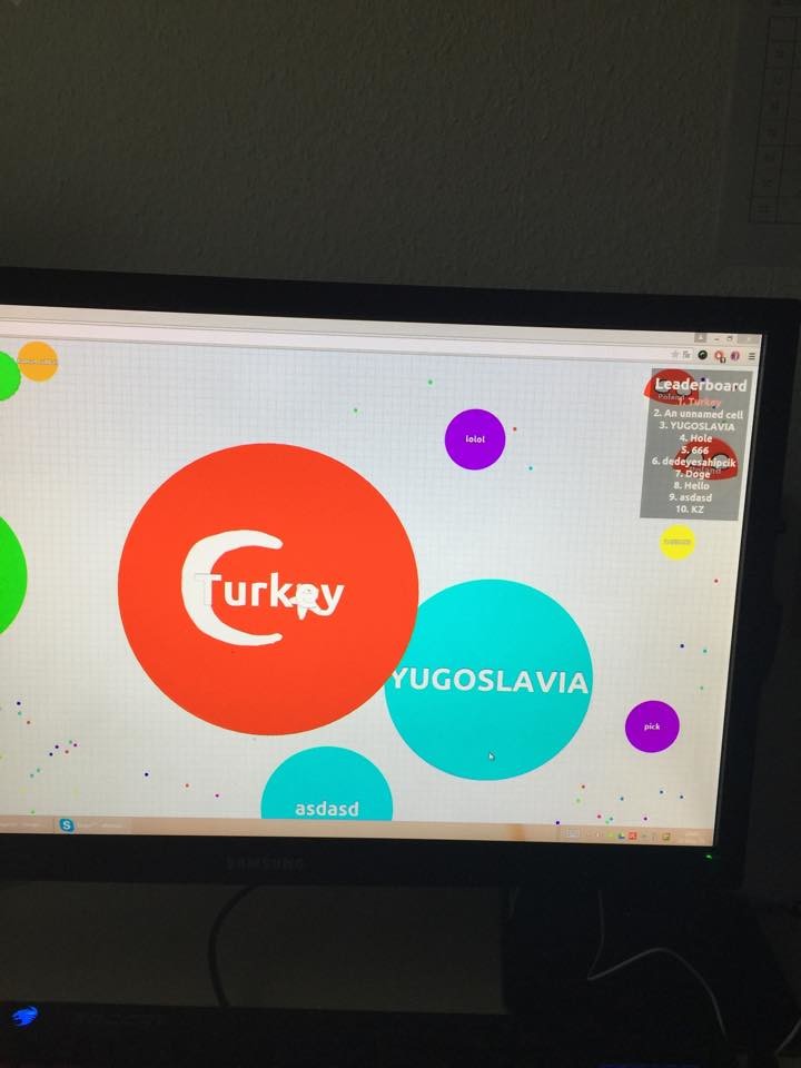 Agar.io Oynuyoruzz!