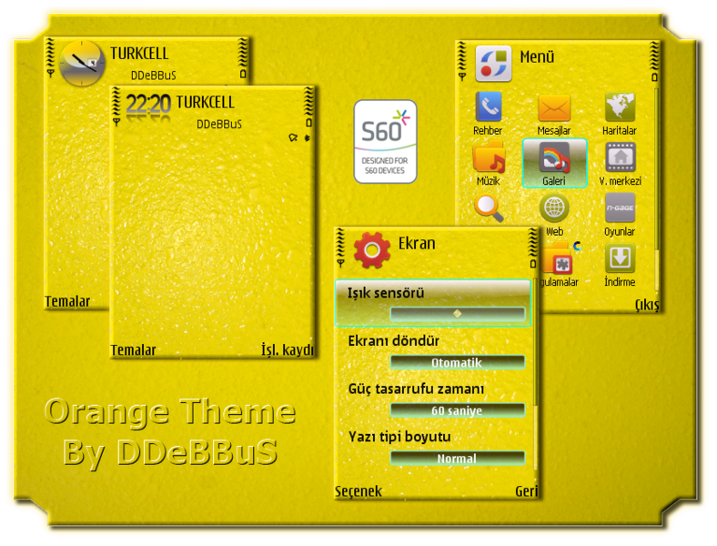  »» ı|[NOKIA SYMBIAN OS™ v9.x 3rd ED]|ı UYUMLU TEMALAR..