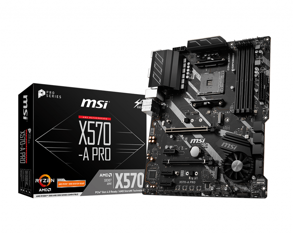 1240 TL MSI X570-A PRO PCIe 4.0, Frozr Heasink, Core Boost, DDR4 Boost, Audio Boost 4, USB 3.2 Gen2