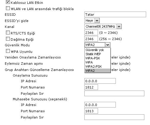  5800'a ZyXEL P-660w-Tx  modem ile bağlanamıyorum.