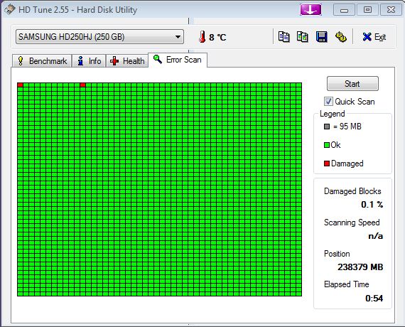  BAD SECTOR'lu hdd'ler...