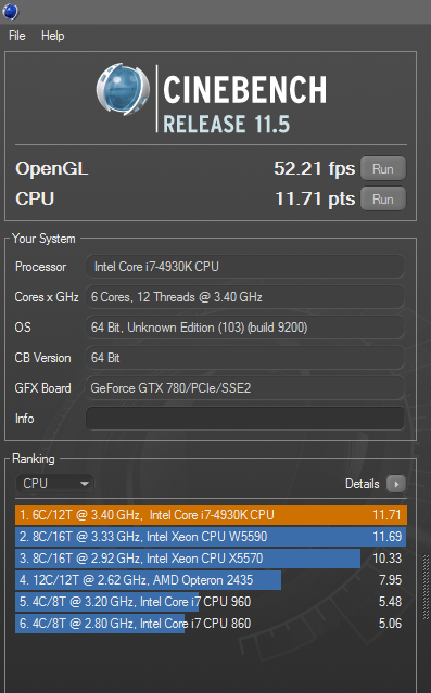  NVIDIA GeForce GTX 780 ve Intel Core i7-4930K 3DMark 11 Test Sonuçları