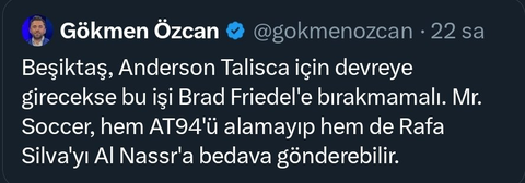 🖤🤍 Beşiktaş 2024/2025 Sezonu | ANA KONU | 7 Aralik 2024 - 19:00 BEŞİKTAŞ v Fenerbahçe