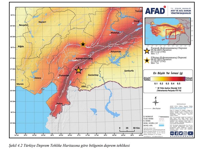 AFAD, deprem için ön değerlendirme raporunu yayınladı