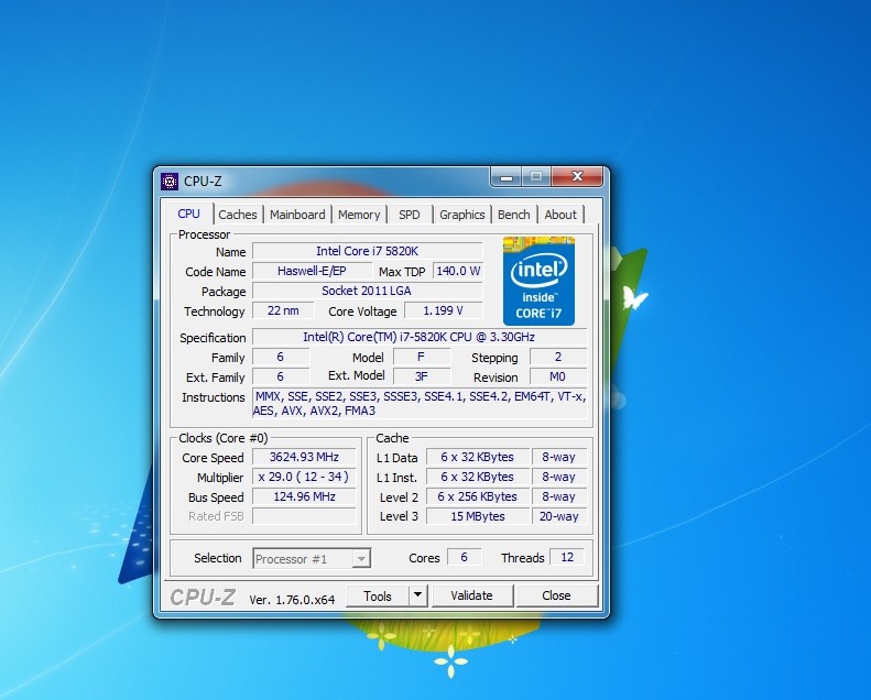  İntel 2011 Soket 5820K İşlemci Hız Sorunu