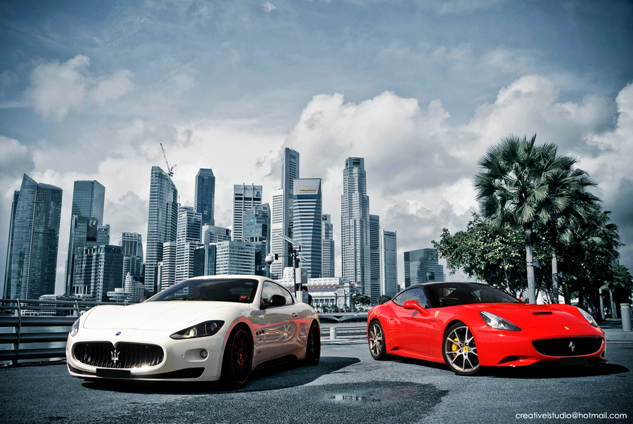 Ferrari California & Maserati GranTurismo » Sayfa 1 - 1