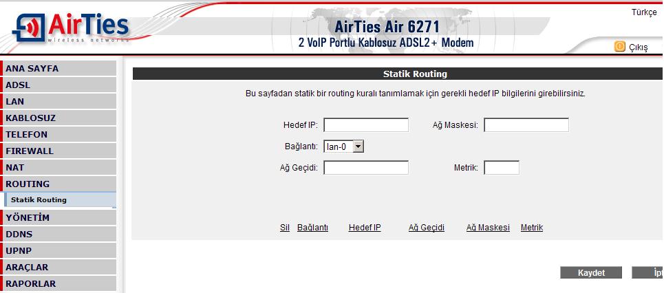  kablosuz adsl modemi,kablonet le kullanmak