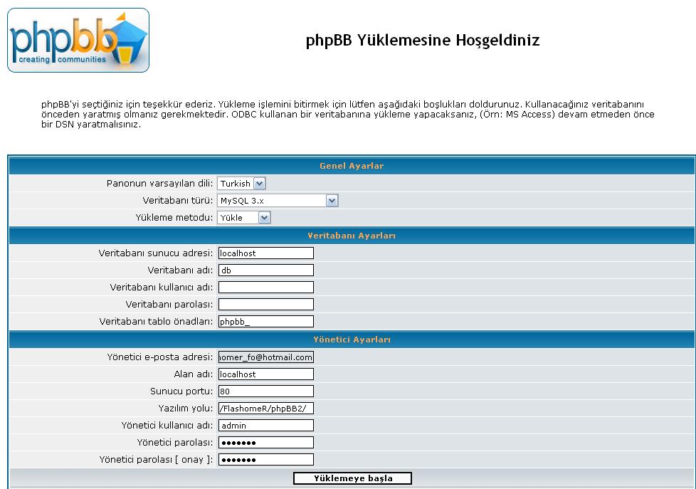  Phpbb hakkında hemen hemen herşey buyrun bakın