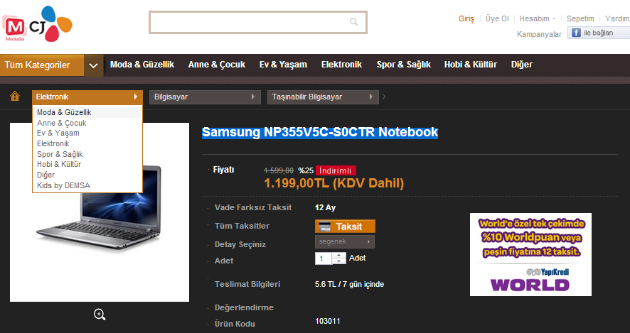  Samsung Notebook'larda İnanılmaz İndirimler!!!