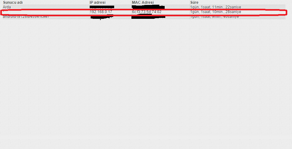  MAC Filtreleme yaptım, hala bağlanıyor.