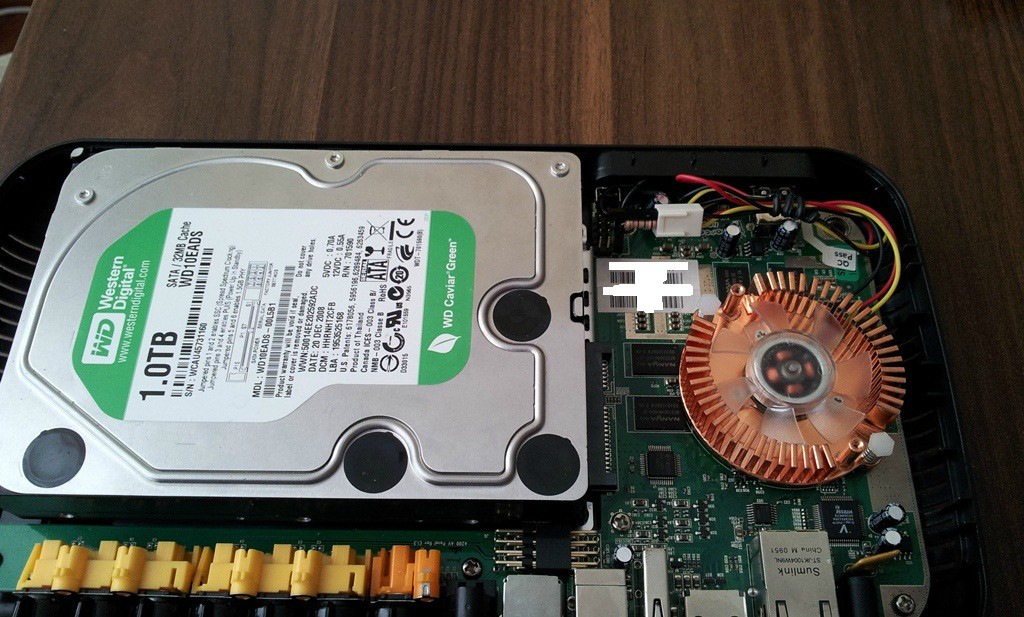  Popcorn Hour A-200 için fan mod ve karton egzoz