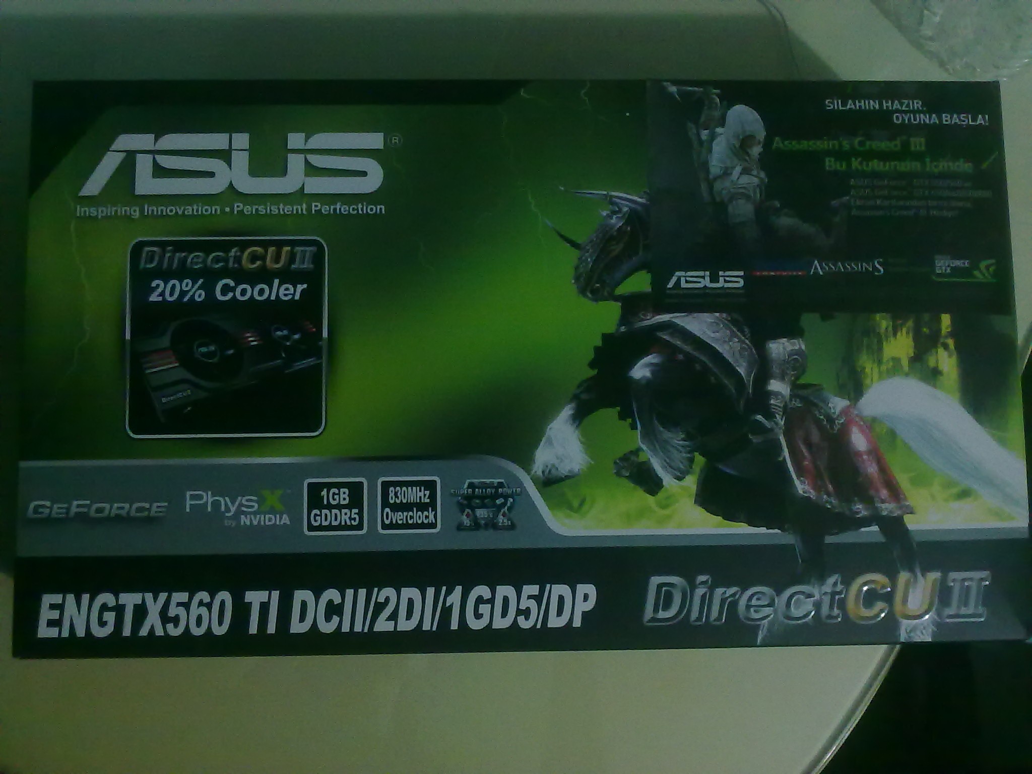  Orjinal mi acaba Asus GTX 560 TI DC2 ?