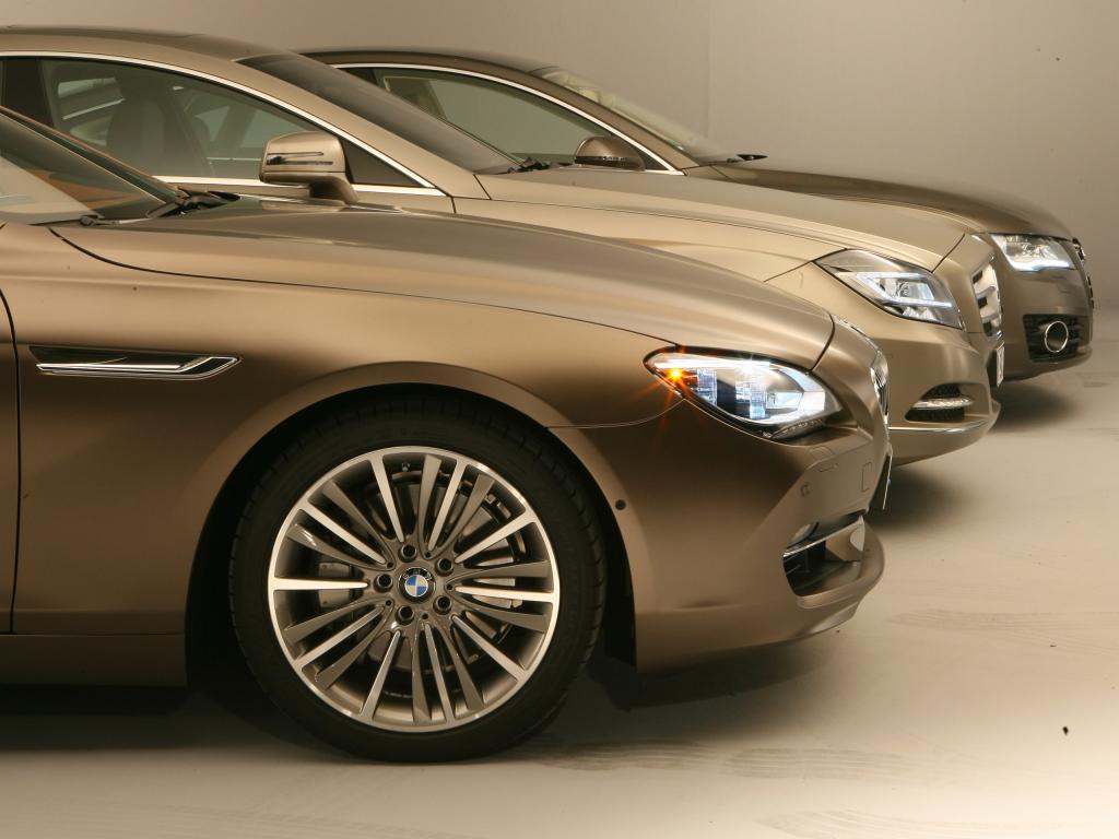 Audi A7 Sportback, BMW 6 Series Gran Coupe, Mercedes CLS Class