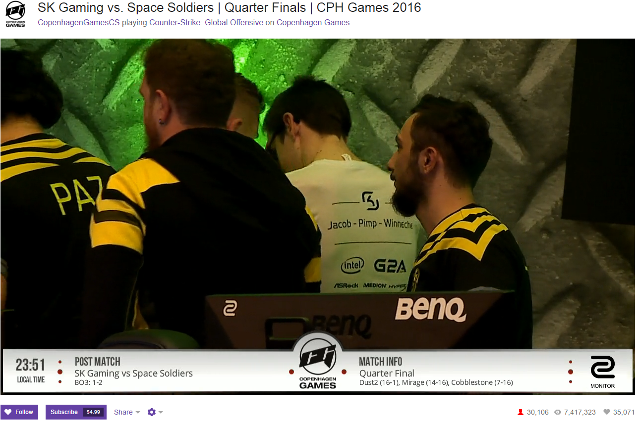  Copenhagen Games 2016 - CS:GO