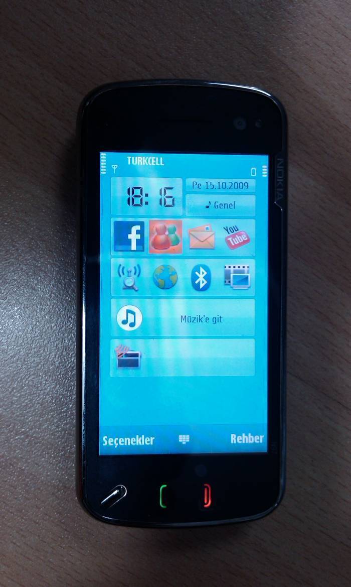  Nokia N97 32Gb Kutusunda 2 aylık cihaz