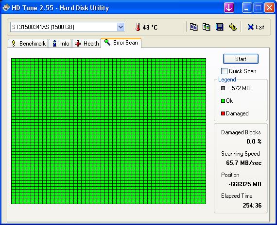  HD tune programlı ile harddisk testi resimli anlatım