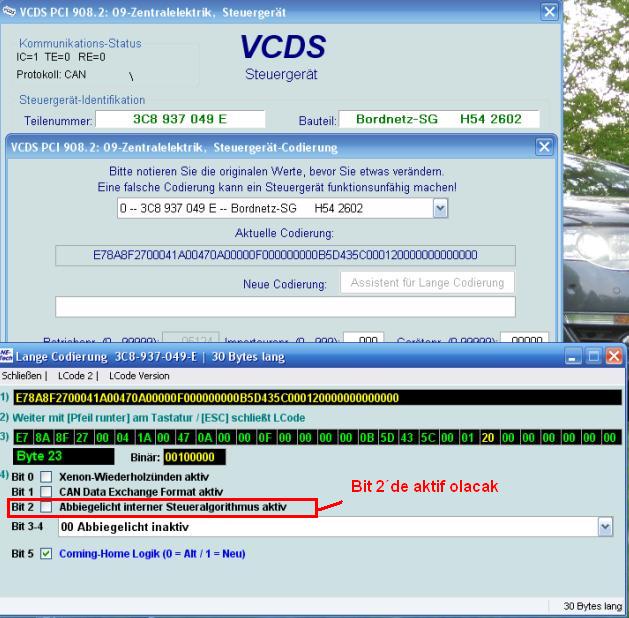 --- VAG COM / VCDS Kullanicilar ve Kodlamalar Bölümü ---