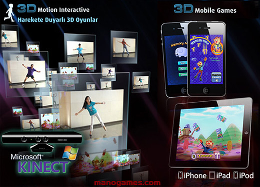  Türk oyun firmasından Türkçe Kinect Oyunu