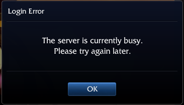  The Server is currently busy HATASI !