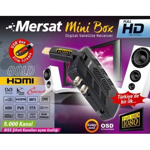  Mersat Minibox Full HD için Yazılım.