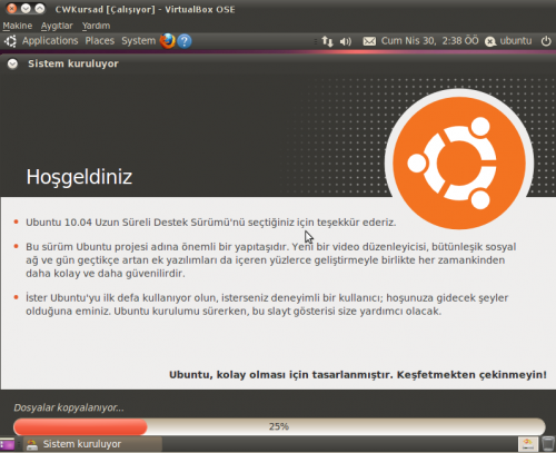  Ubuntu ve Türevleri Ana Konu