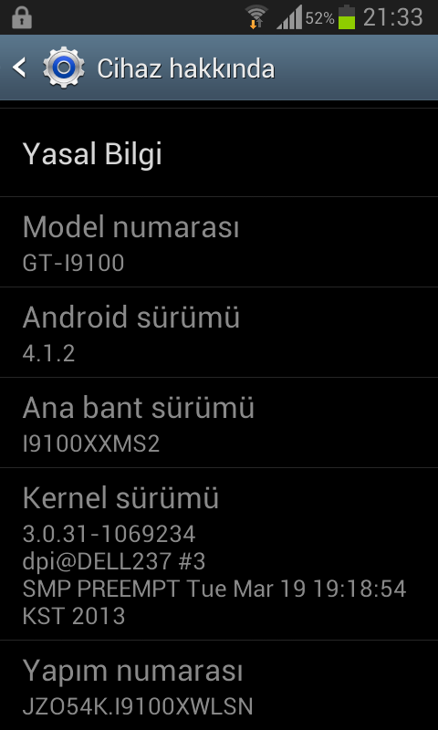  Samsung Galaxy S2 Ekran Süresi & Şarj & Batarya & Rom & Kernel Testleri