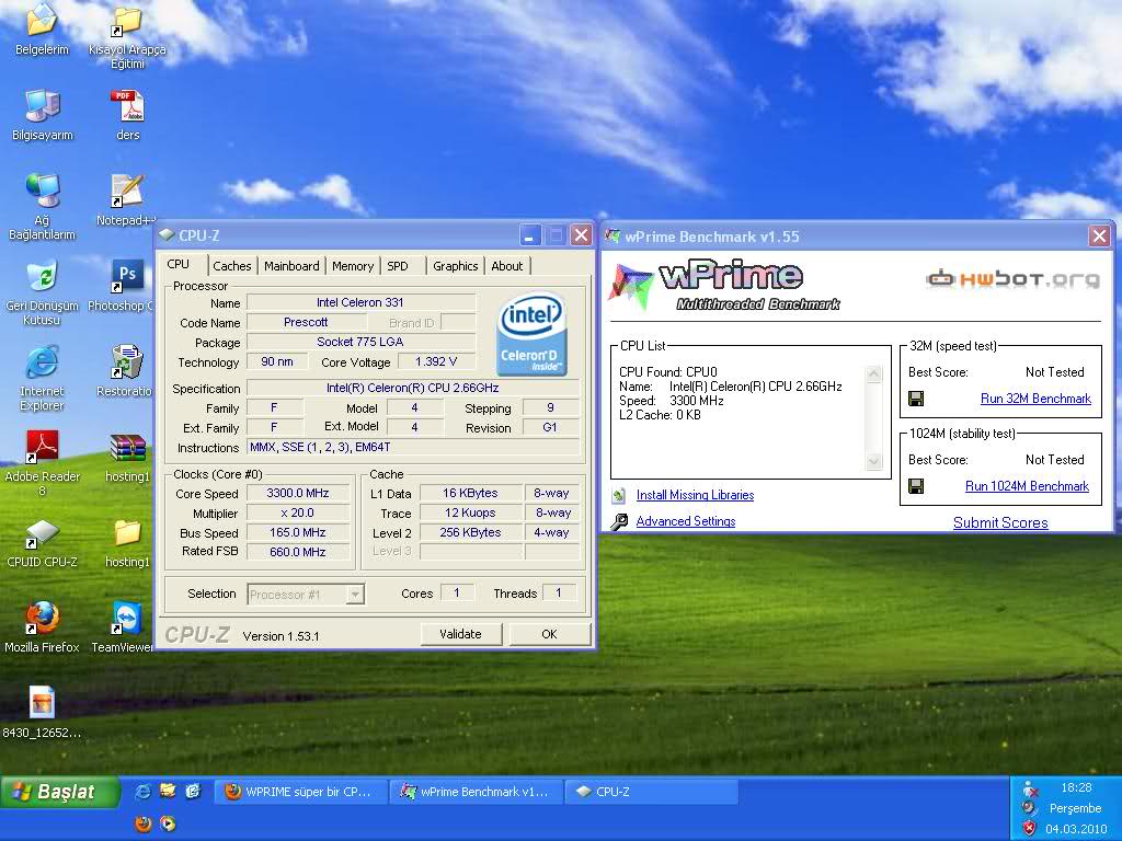  WPRIME süper bir CPU Benchmark.Haydi Kendine Güvenenler?( SIRALAMALI...)