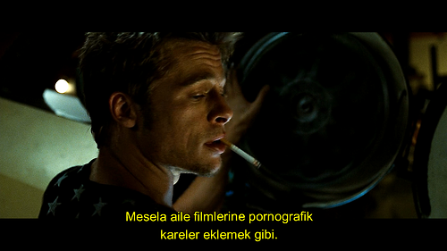  Fight Club Bilinç altı sahneler