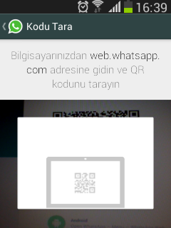  QR Kodu Tarama Sorunu - Whatsapp Web