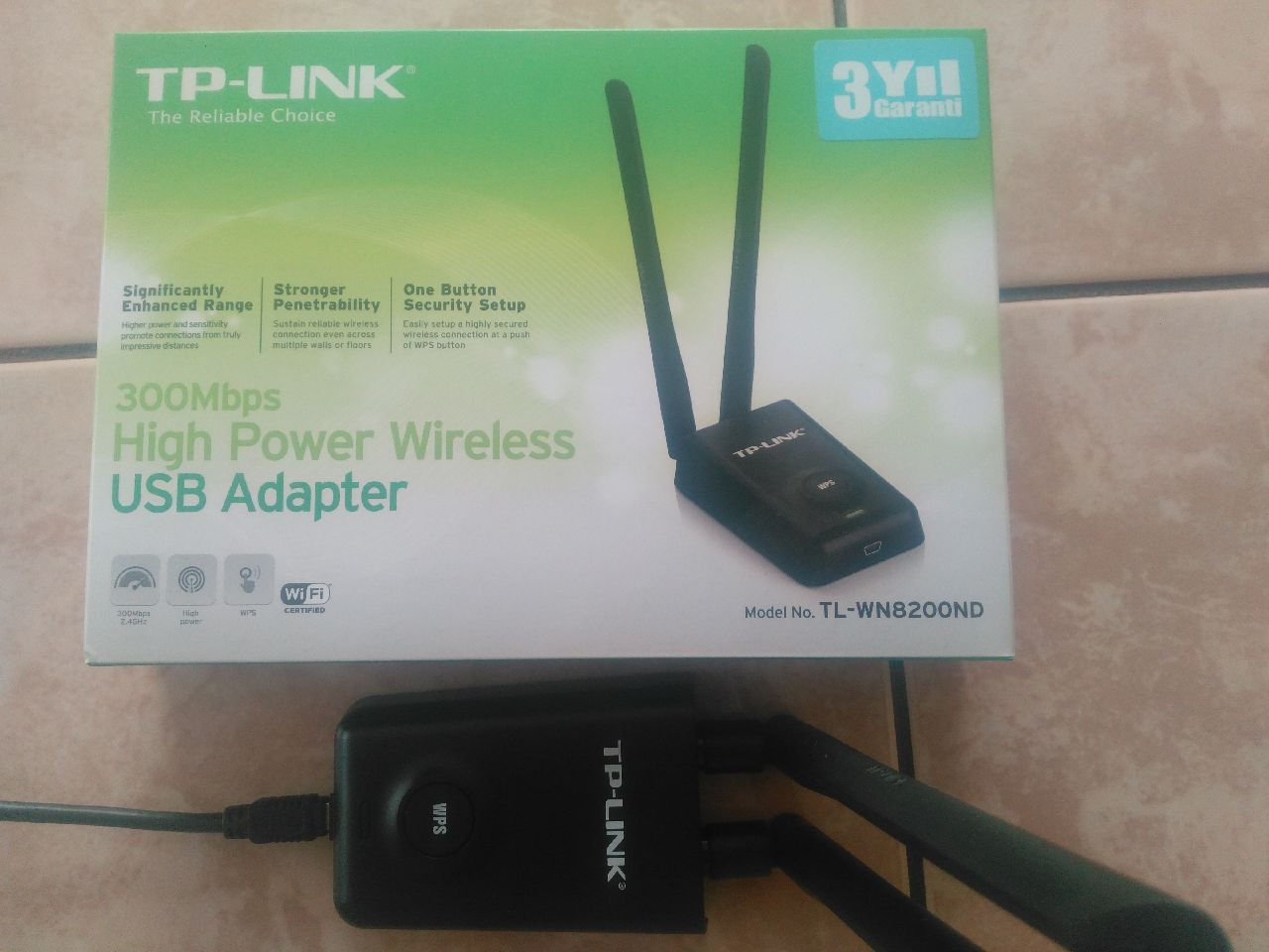 TL-WN8200ND 300mBPS Highpower Wireless Usb Adaptör SATILIK !!!