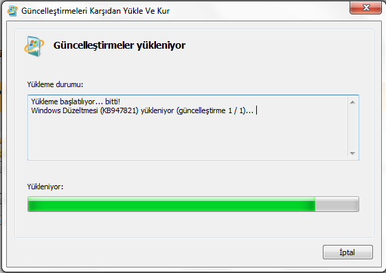  Kod 9C48 Update Hatası