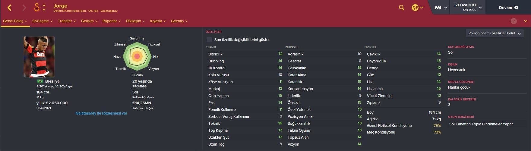  FM 2016 Galatasaray Kariyeri  -Yine yeniden- (3. sezon basladi)