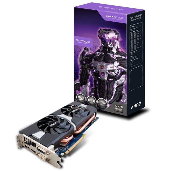  Satılık Sapphire Radeon R9 280 Dual-X OC (11230-00-20G) ekran kartı.