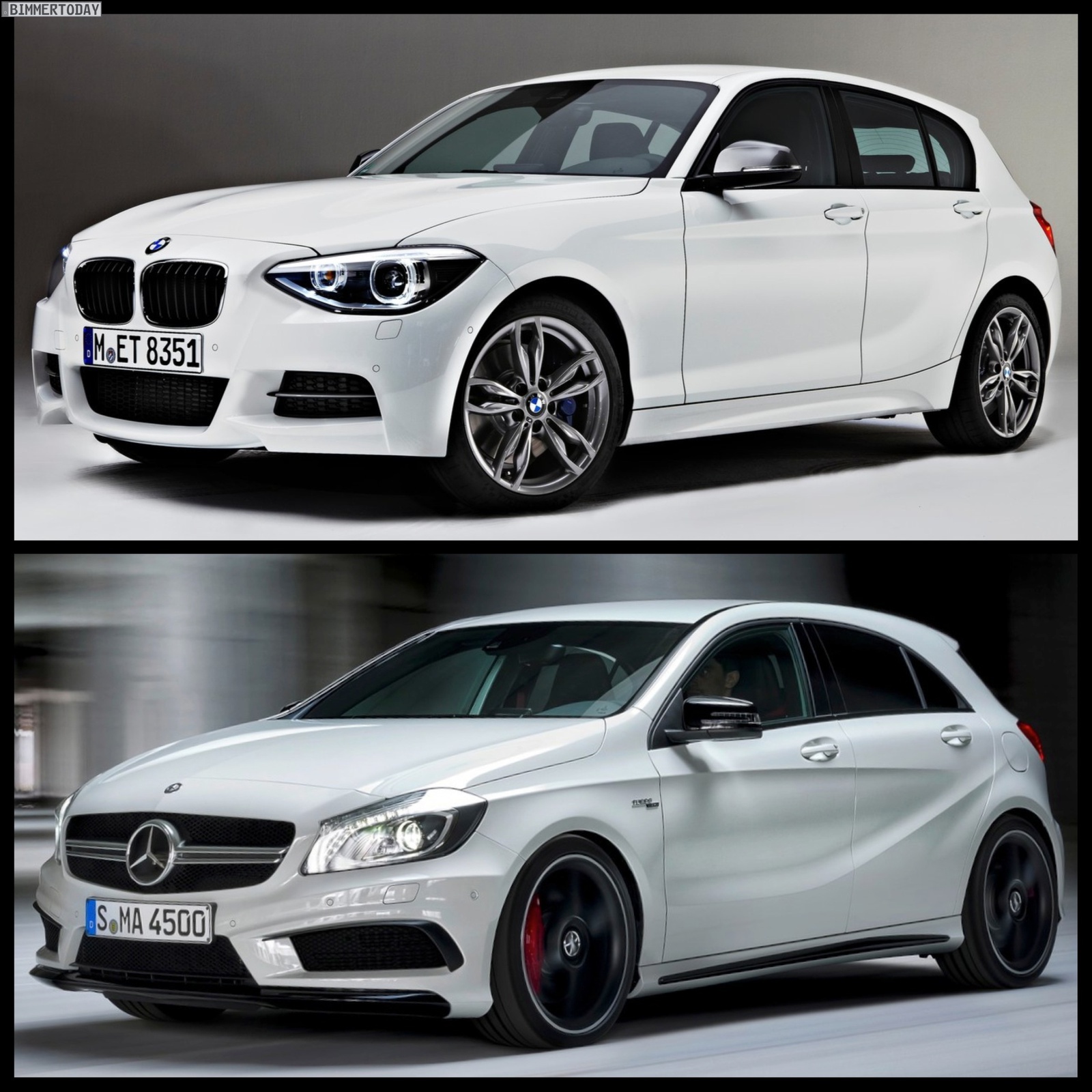  MERCEDES A45 AMG / BMW M135i